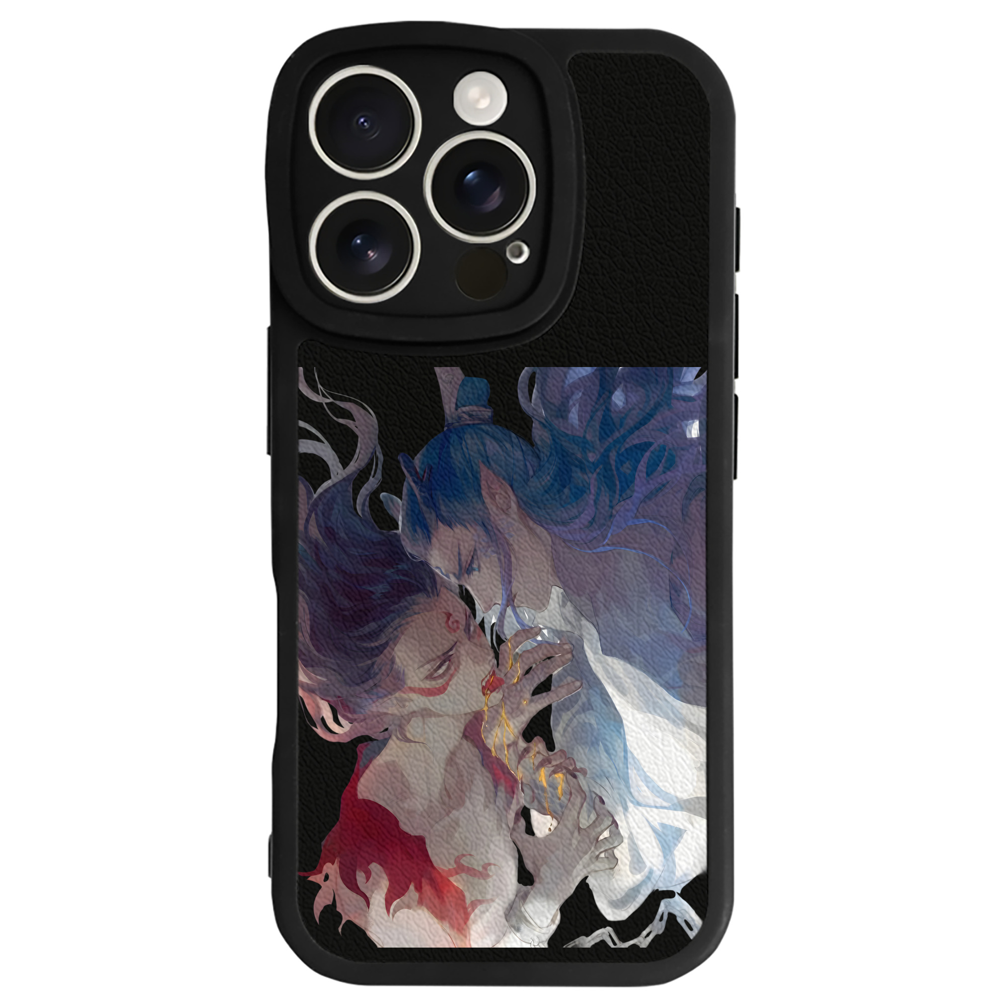 （画像用） Ne Zha 2 ナタ 魔童の大暴れ 【iPhone 16シリーズ対応】シリコンスマホケース（レザー調） 材質：シリコン